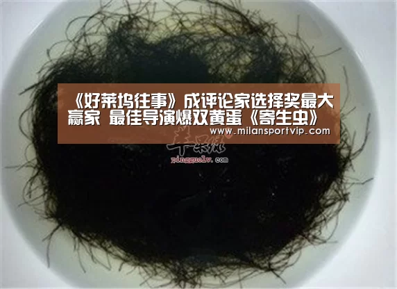 《好莱坞往事》成评论家选择奖最大赢家 最佳导演爆双黄蛋《寄生虫》和《1917》“米兰入口”(图1) 米兰品牌